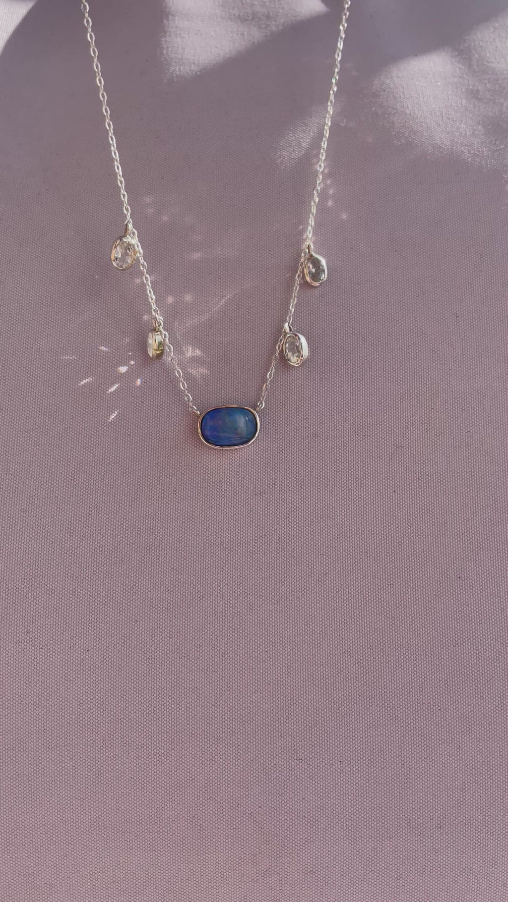 Celestial Boulder Opal Necklace